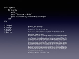 Hybrid Cryptography with examples in Ruby and Go | PDF