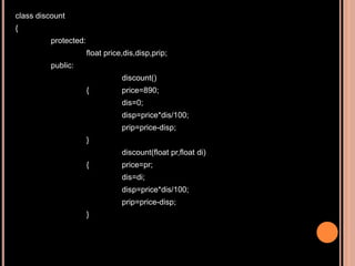 Hybrid Inheritance in C++ | PPTX