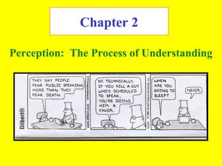 Chapter 2
Perception: The Process of Understanding

 