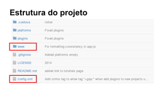 Estrutura do projeto 
 
