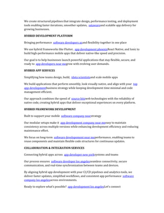 HYBRID APP DEVELOPMENT AND TECHNOLOGY 01 | PDF
