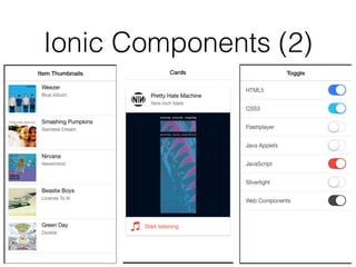 Ionic Components (2)
 