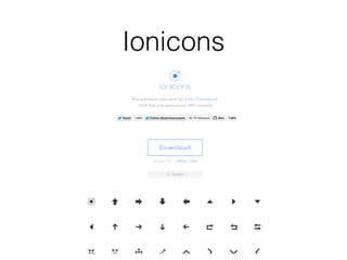 Ionicons
 