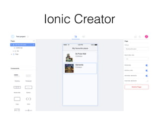 Ionic Creator
 