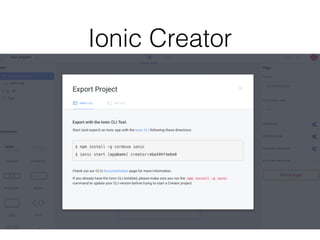 Ionic Creator
 