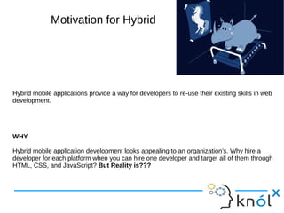 Hybrid application development | ODP