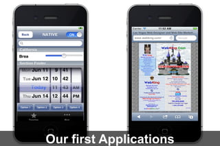Our first Applications

 