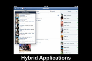 Hybrid Applications

 