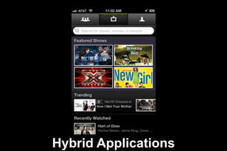 Hybrid Applications

 