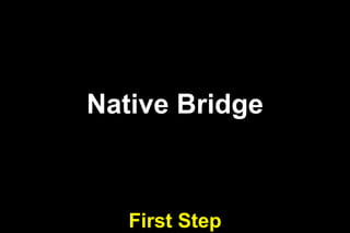 Native Bridge

First Step

 