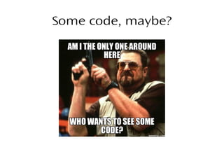 Some code, maybe?
 