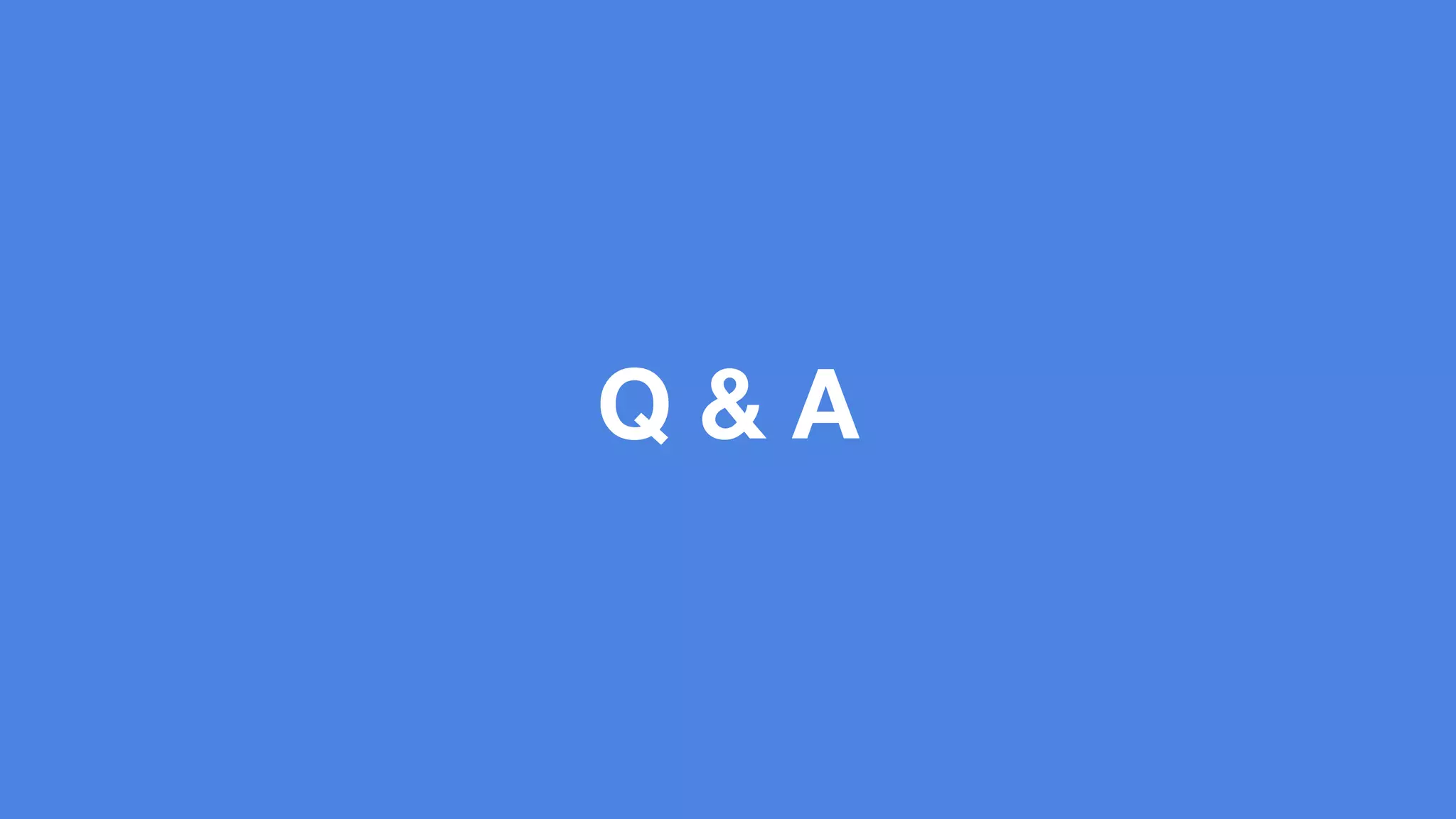 Q & A 
 