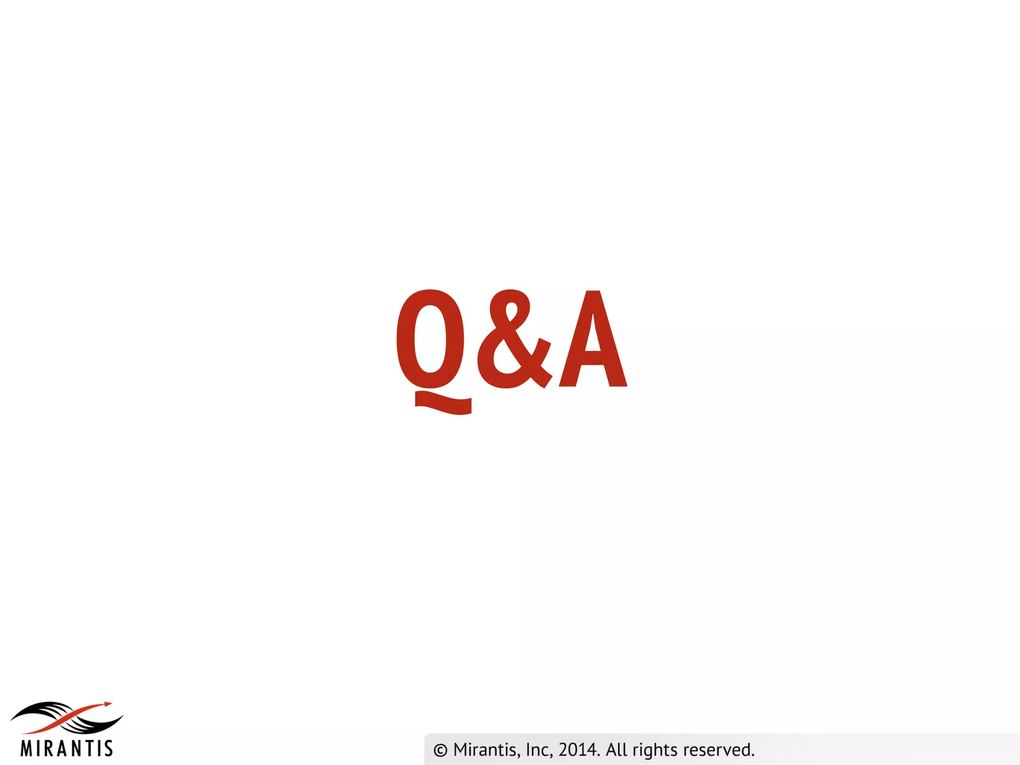 Q&A
 