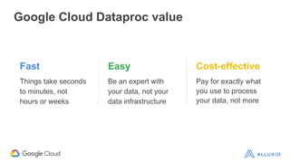 Hybrid data lake on google cloud with alluxio and dataproc | PDF