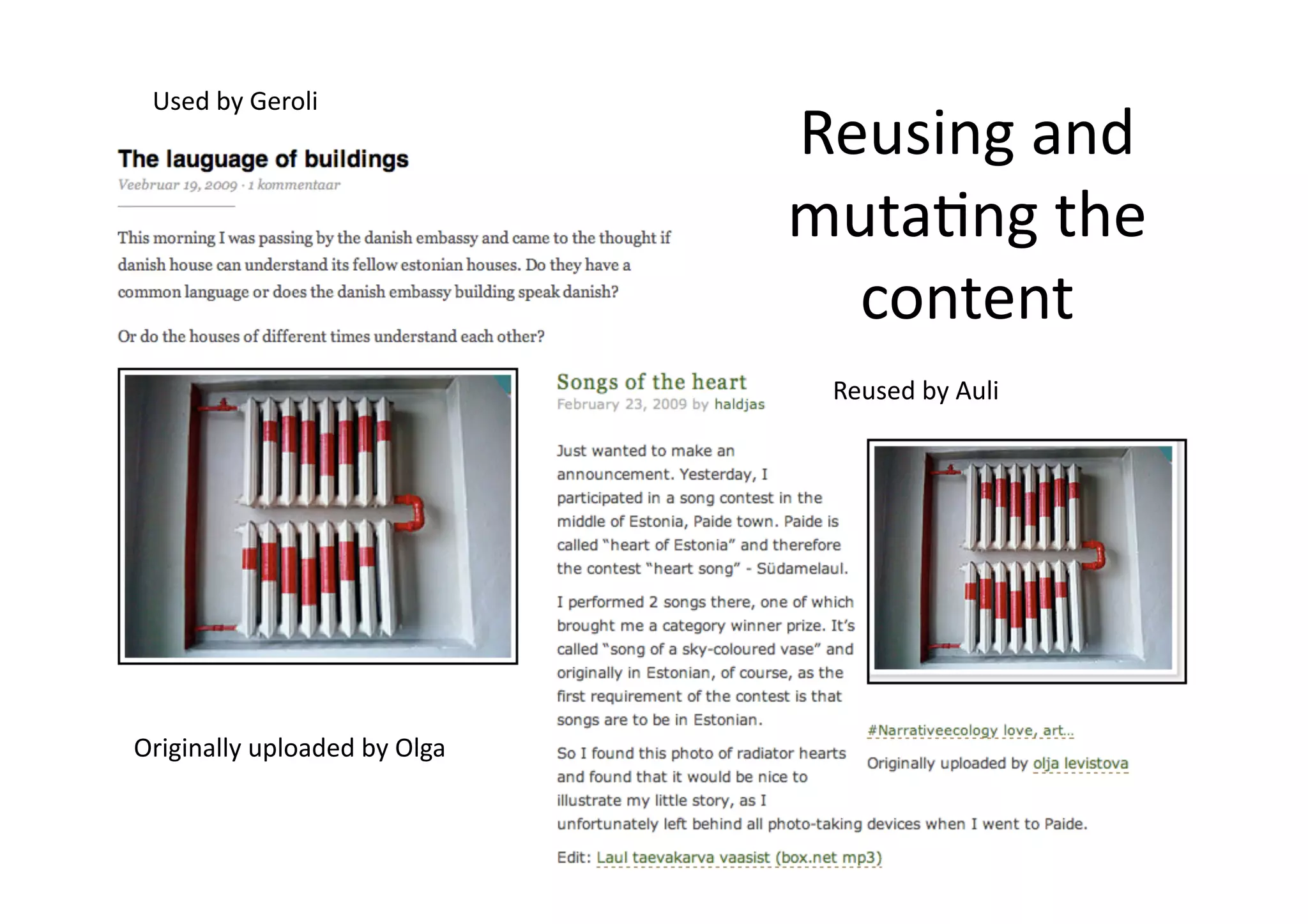 Hybrid Ecosystem Of Narratives