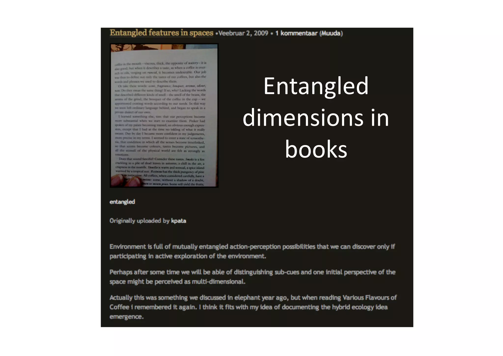 Hybrid Ecosystem Of Narratives