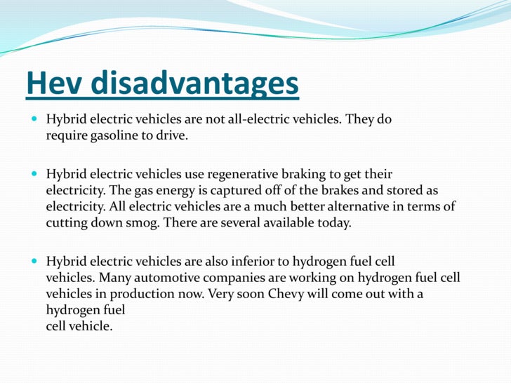 Hybrid Electric Vehicles