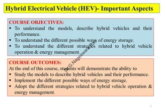 Hybrid Electric Vehicles PPT. PDF | PDF