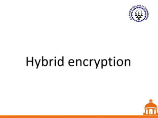 1
Hybrid encryption
1
1
 