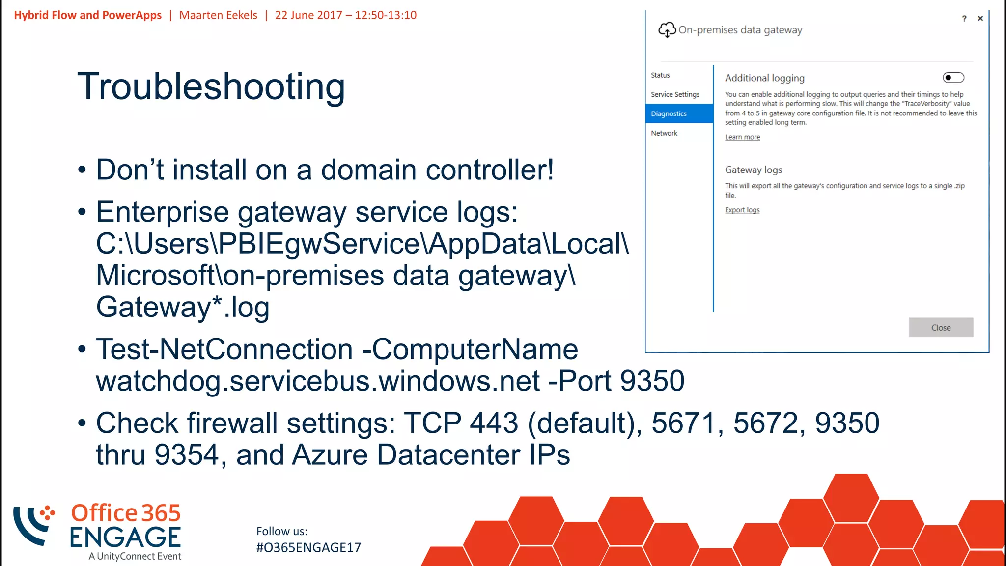 O365Engage17 - Hybrid flow and power apps | PPT