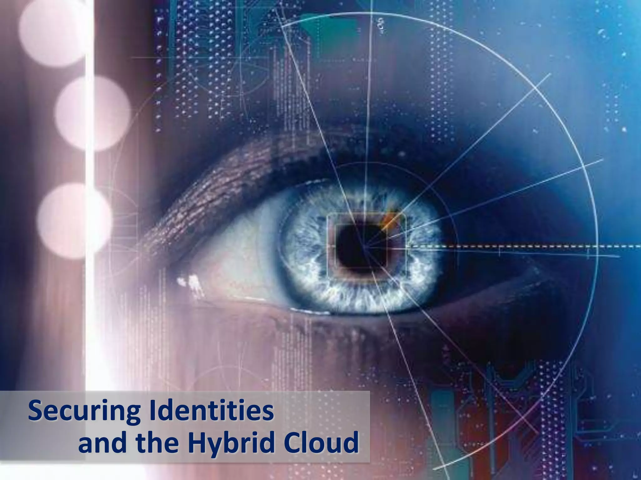 © 2014 Protiviti Consulting Private Ltd. An Equal Opportunity Employer.
CONFIDENTIAL: This document is for internal use only and may not be copied nor distributed to another third party.
Securing Identities
and the Hybrid Cloud
 
