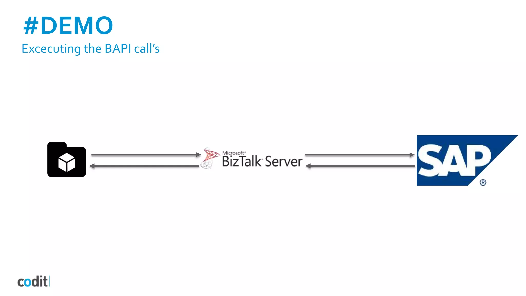 #DEMO
Excecuting the BAPI call’s
 