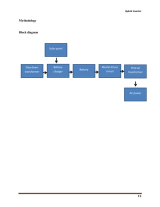 Hybrid inverter project report | PDF