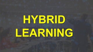 HYBRID
LEARNING
 