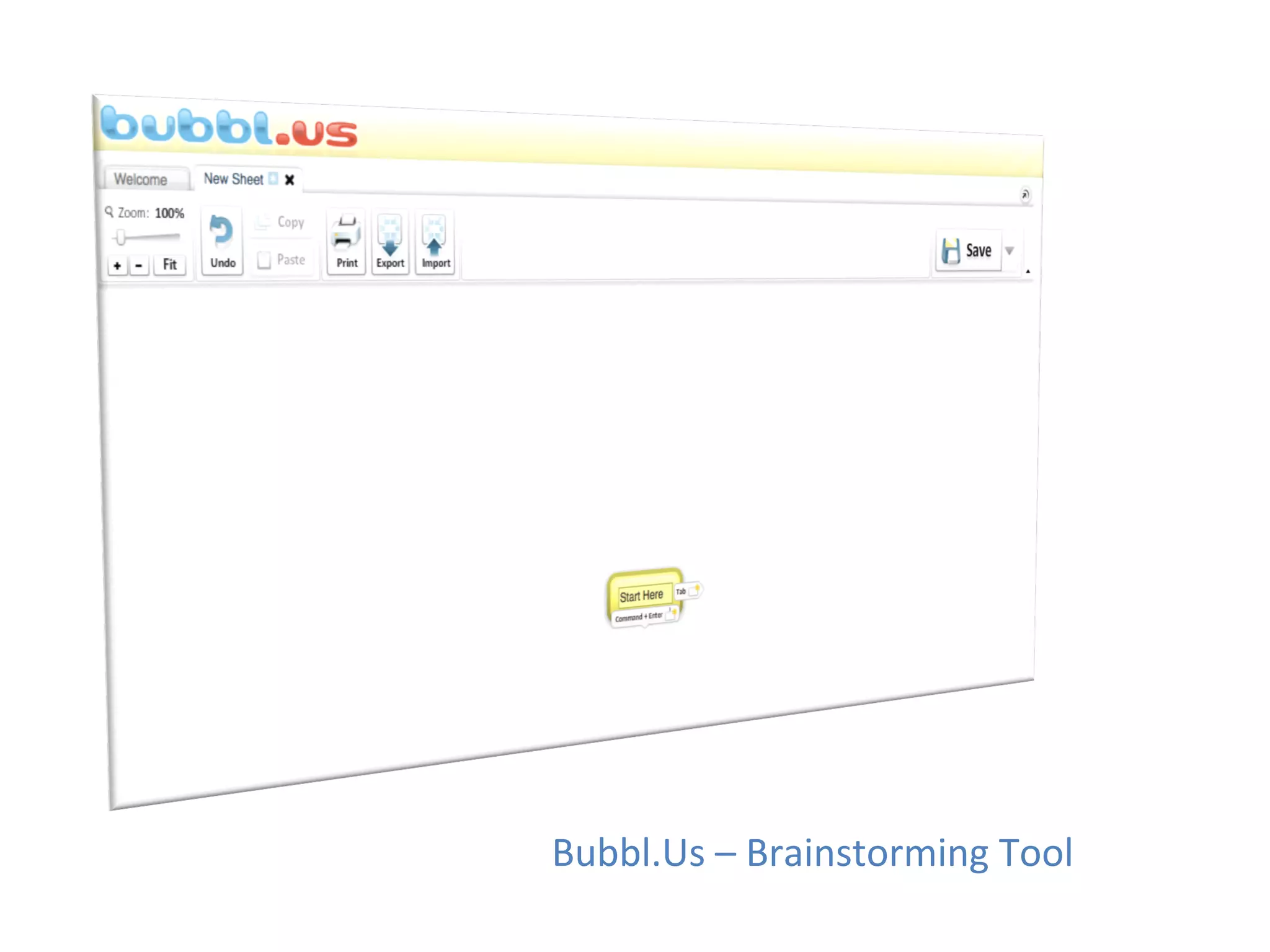 Bubbl.Us	
  –	
  Brainstorming	
  Tool	
  
 