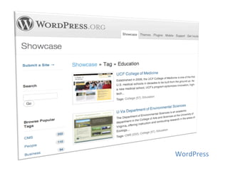 WordPress	
  
 