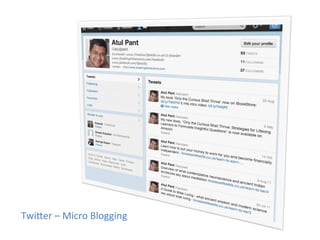 Twider	
  –	
  Micro	
  Blogging	
  
 
