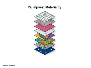 Palimpsest Materiality

http://bit.ly/1ff3BlZ

 