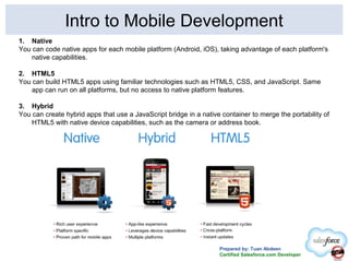 Hybrid mobile app development | PPT