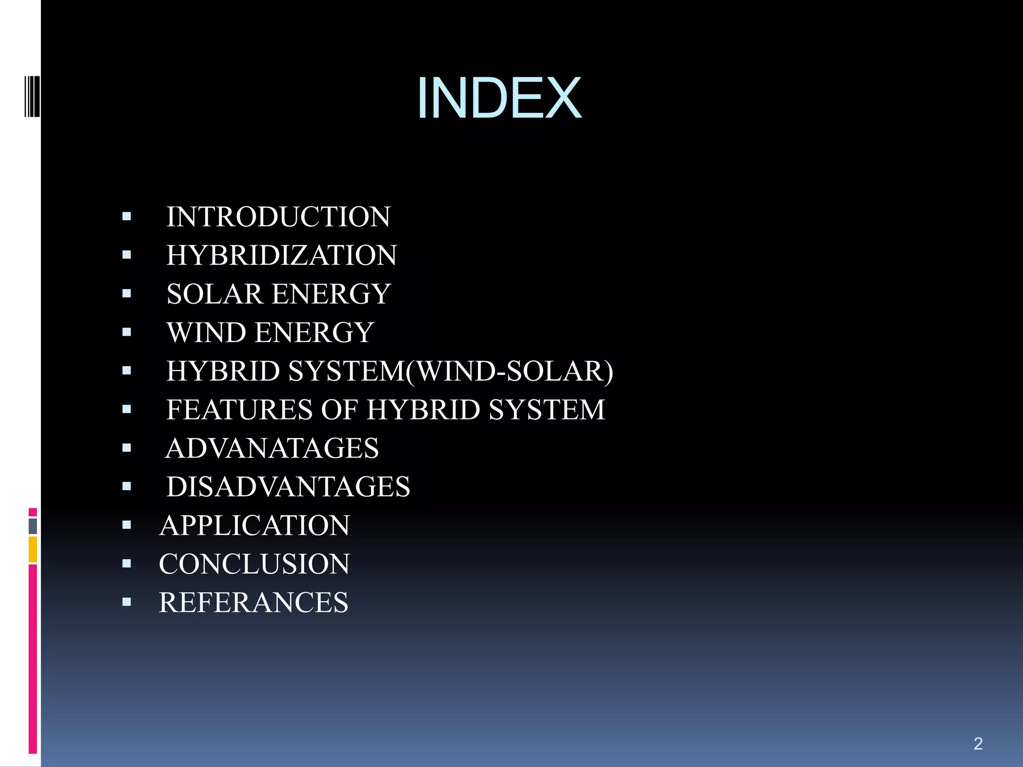 Hybrid power system using wind and solar energy | PPTX