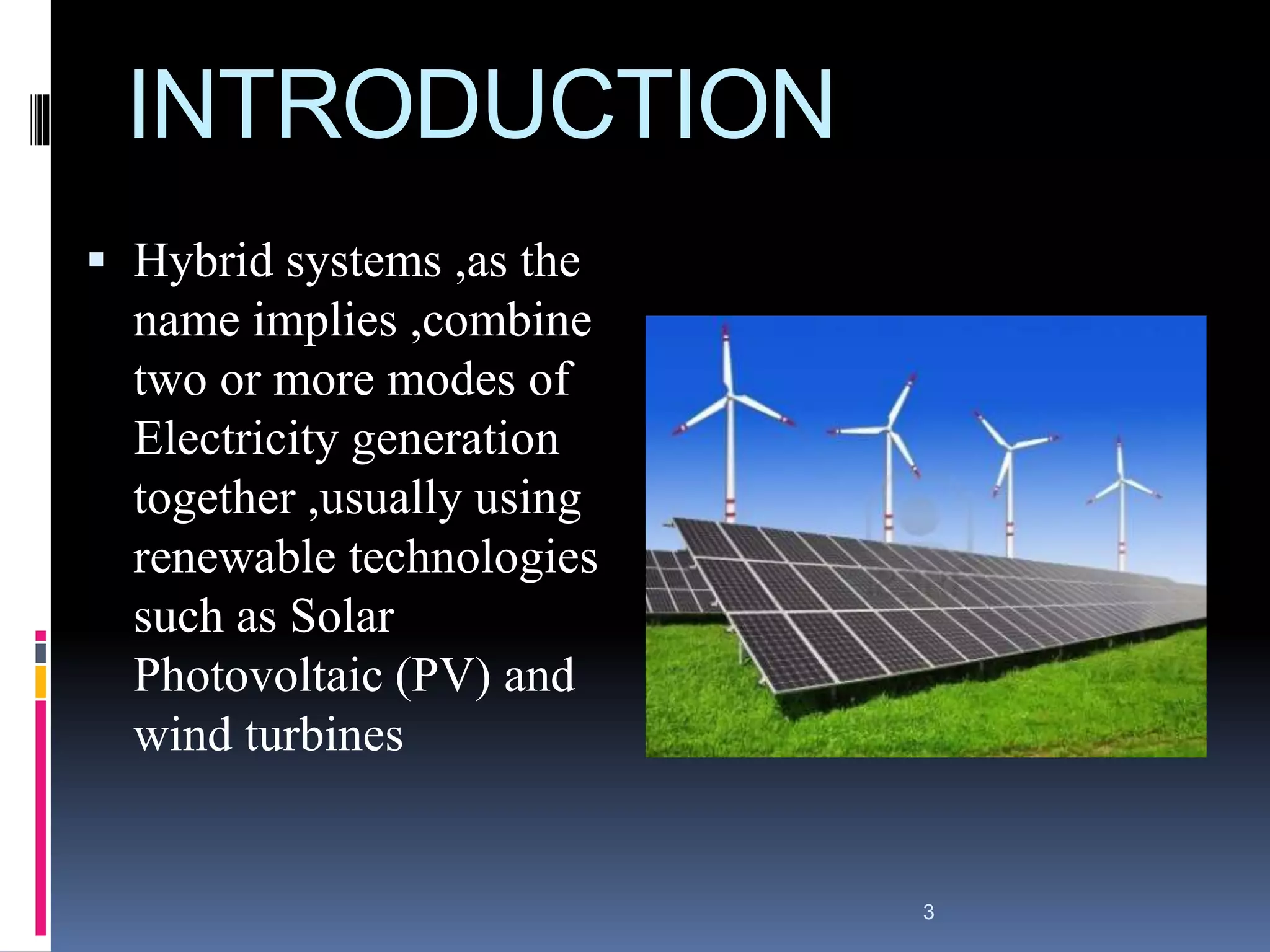 Hybrid power system using wind and solar energy | PPTX