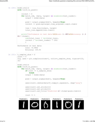 Hybrid quantum classical neural networks with pytorch and qiskit | PDF