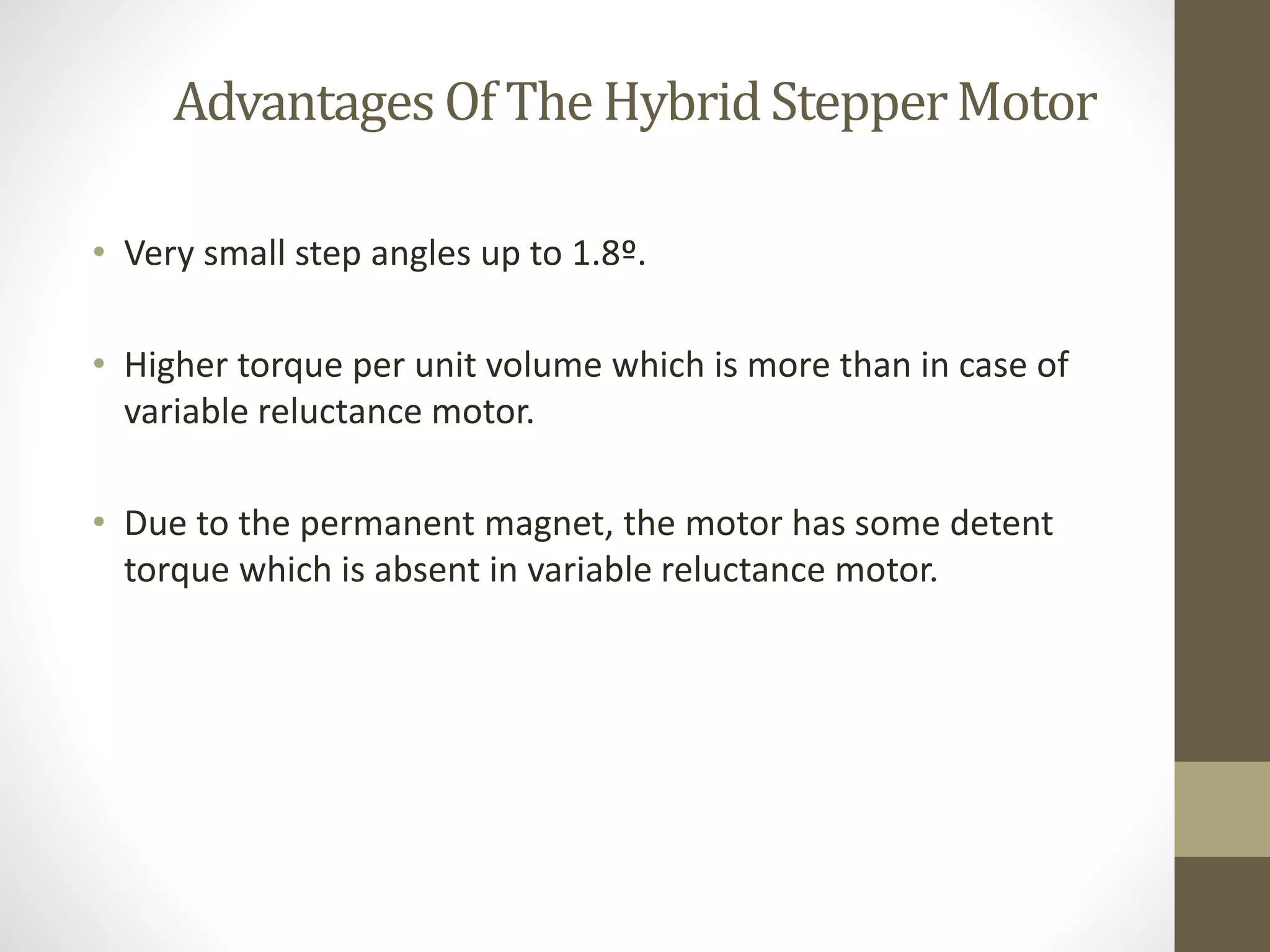 Hybrid stepper motors | PPTX