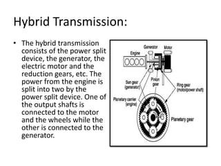 Hybrid vehicles | PPTX