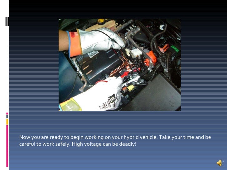 Hybrid vehicle safety personal protection equipment by alan crouch