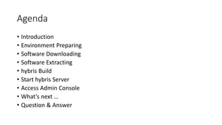 SAP Hybris Installation Session 1 | PPTX