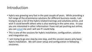 SAP Hybris Installation Session 1 | PPTX
