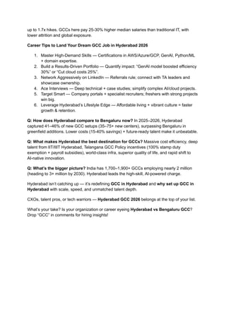 Hyderabad GCC 2026: Leading India’s AI-Powered Global Capability ...