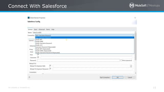 All contents © MuleSoft Inc. 13
Connect With Salesforce
 