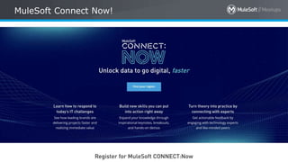 All contents © MuleSoft Inc. 8
MuleSoft Connect Now!
 