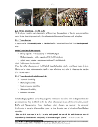 Hyderabad metro rail reducing the negative impact on city environment ...