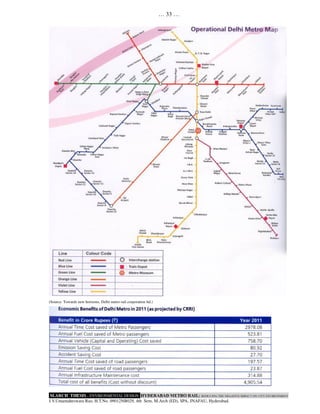 Hyderabad metro rail reducing the negative impact on city environment ...