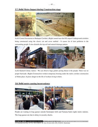 Hyderabad metro rail reducing the negative impact on city environment ...