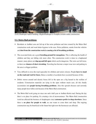 Hyderabad metro rail reducing the negative impact on city environment ...