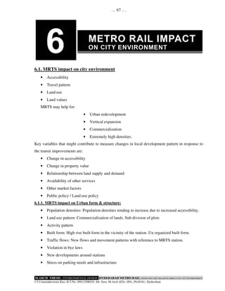 Hyderabad metro rail reducing the negative impact on city environment ...