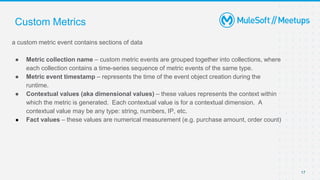 Anypoint Custom Metrics Mastery | PPTX